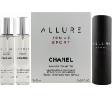 Chanel Allure Homme Sport Eau de Toilette Set 3 x 20 ml