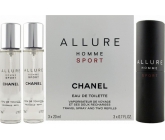 Chanel Allure Homme Sport Eau de Toilette Set 3 x 20 ml