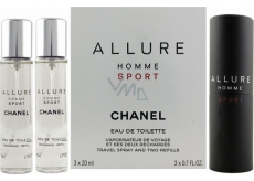Chanel Allure Homme Sport EdT 3 x 20 ml eau de toilette Ladies