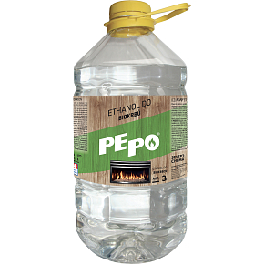 PE-PO ethanol for bio fireplaces, 3 l