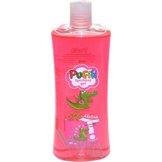 Mika Pufík Raspberry shower gel for children 500 ml