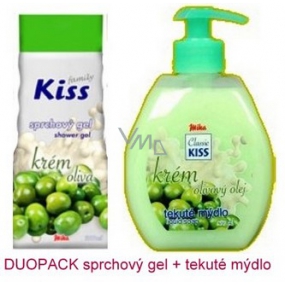Mika Kiss Family Oliva liquid soap 0,5 l + Oliva shower gel 0,3 l