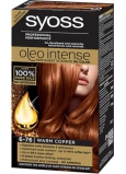 Syoss Oleo Intense Color hair dye without ammonia 6-76 Warm Copper
