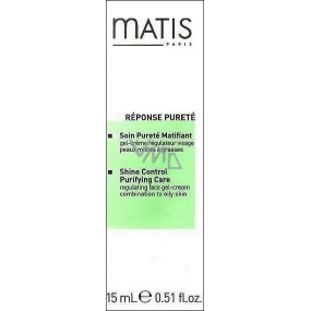 Matis Paris Response Pureté Shine Control Purifying Care grease regulating gel cream 15 ml