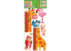 Room Decor Wall Stickers tree animals in zoo giraffe 70 x 33 cm 1 arch