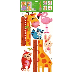 Wall stickers tree animals in zoo giraffe 70 x 33 cm 1 arch