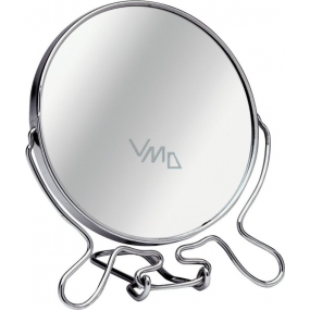Double-sided cosmetic mirror with stand 9 cm 1 piece 60200