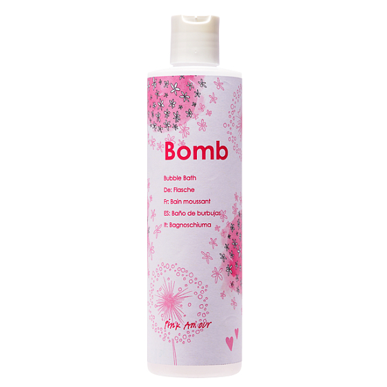 Bomb Cosmetics Pink Amour Natural, handmade bath foam 300 ml