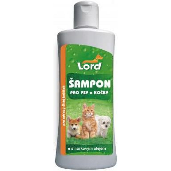 Lord Shampoo for Dogs and Cats with Mink Oil 250 ml