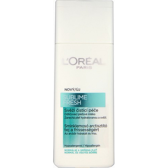 Loreal Paris Sublime Fresh Fresh cleansing care make-up remover lotion 200 ml