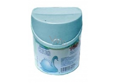 Swan Cotton sticks box on wall green 160 pieces