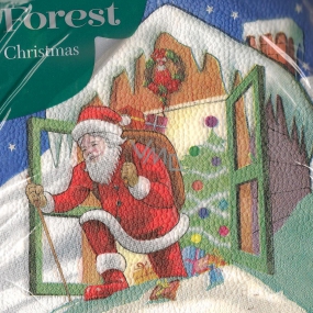 Forest Paper napkins 1 ply 33 x 33 cm 20 pieces Christmas Grandpa frost