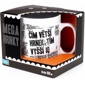 Albi Megahrnek The larger the mug, the higher the IQ of 800 ml