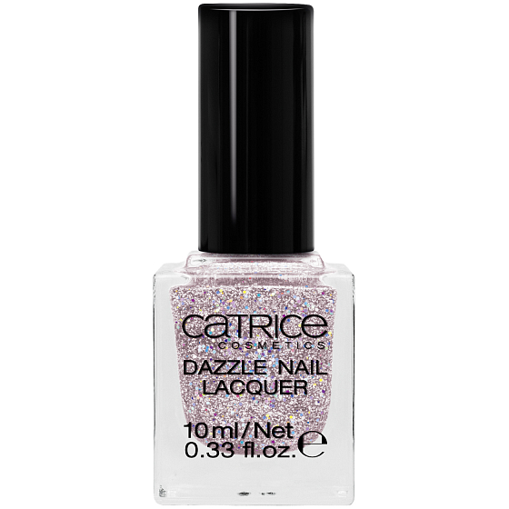 Catrice Dazzle Bomb nail polish Dazzle C01 Rose Quartz 10 ml