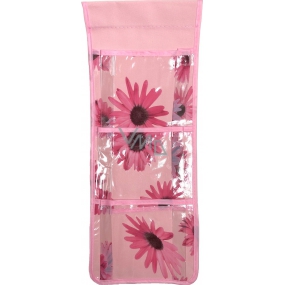 Pocket for hanging pink 46 x 18.5 cm 3 pockets 669