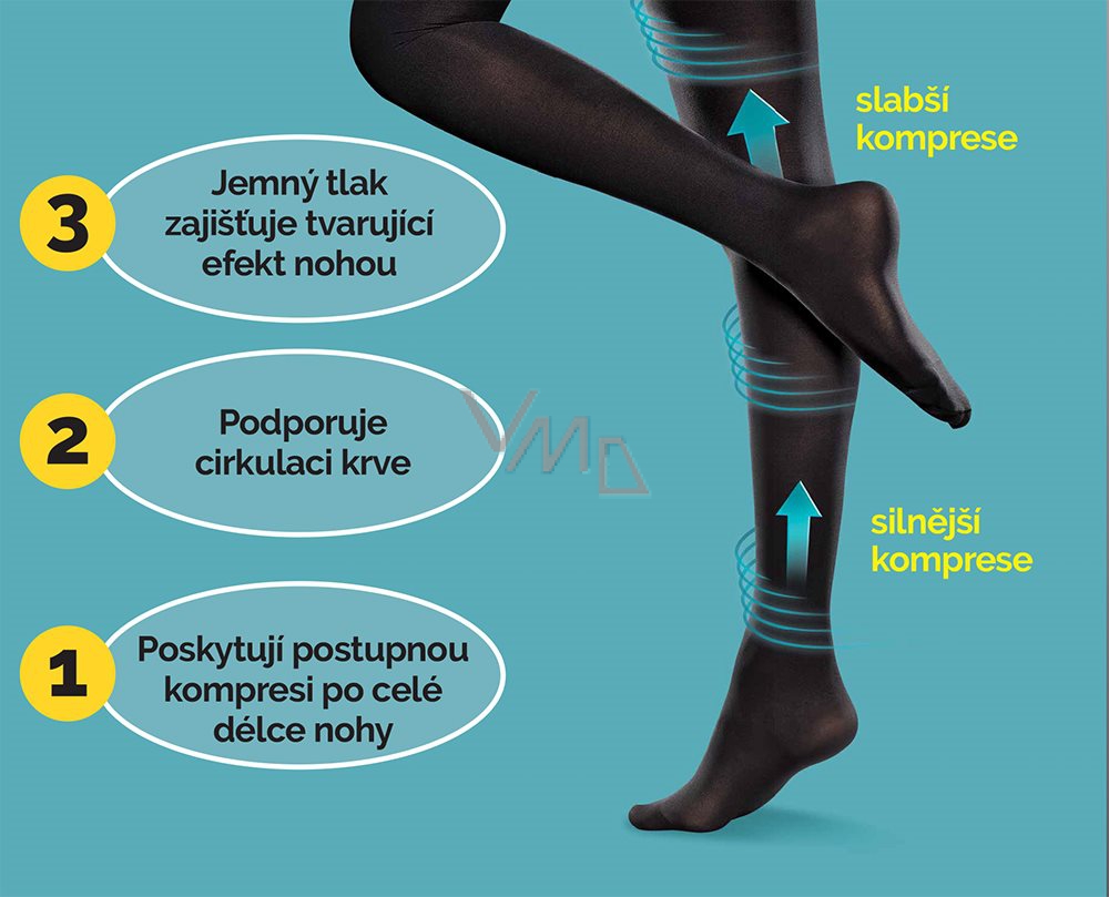 Scholl Light Legs Compression tights With brown 20 days help prevent