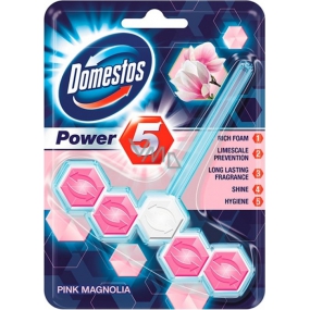 Domestos Power 5 Pink Magnolia Toilet hard block 55 g