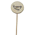 Bohemia Gifts Wooden Herb Marker with Print - Rosemary, Circle Diameter is 5 - 8 cm