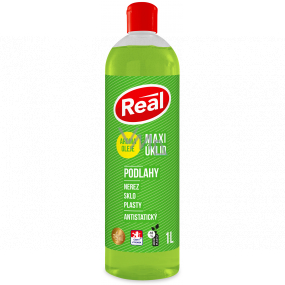 Real Maxi Floor Cleaning universal antistatic cleaner with aroma oils on stainless steel, glass, plastics 1 l