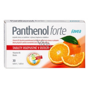 Favea Panthenol forte relieves upper respiratory tract inflammation, regenerates 30 tablets