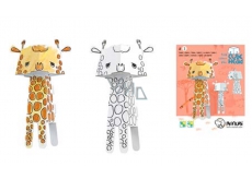 Monumi 3D Giraffe for painting 29 cm, for children from 5 years