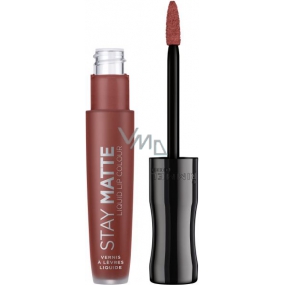 Rimmel London Stay Matte Nude Liquid Lip Color liquid lipstick 723 Troublemaker 5.5 ml