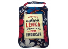 Albi Foldable bag for zipper with a name Lenka 42 x 41 x 11 cm