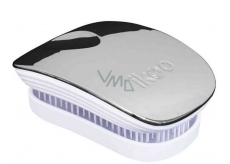 Ikoo Pocket Metallic Pocket hair brush according to Chinese medicine Oyster White silver-white