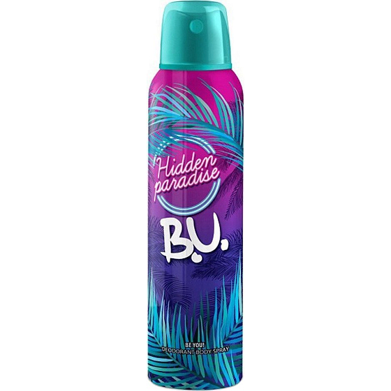 BU Hidden Paradise deodorant spray for women 150 ml