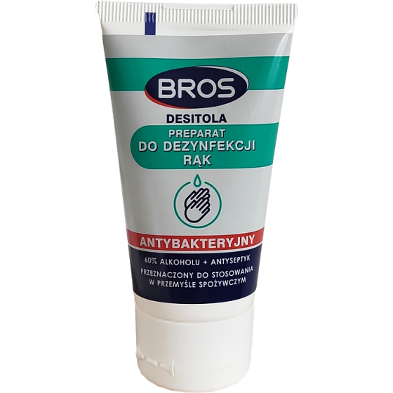 Bros Desitola antibacterial hand gel 60% alcohol 40 ml