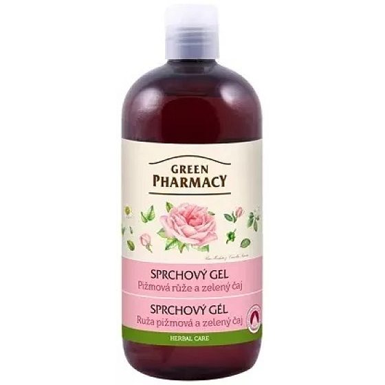 Green Pharmacy Musk Rose and Green Tea Shower Gel 500 ml