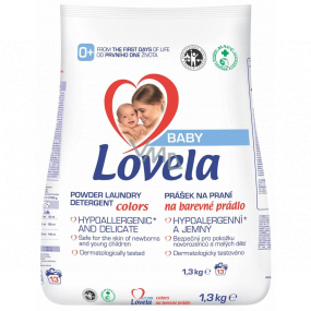 Lovela Baby Colored laundry Hypoallergenic, gentle washing powder 13 doses of 1.3 kg