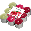 Bolsius Aromatic Cranberry - Cranberry Scented Tealight Candles 18 pieces, burn time 4 hours