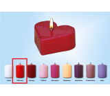 Lima Floating heart candle red 60 x 60 x 25 mm 1 piece