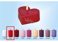 Lima Floating heart candle red 60 x 60 x 25 mm 1 piece
