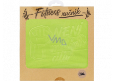 Albi Fitness towel Not small targets green 90 x 50 cm