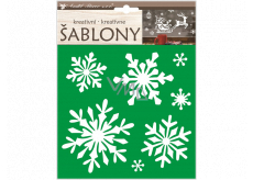 Creative templates Snowflakes 18 x 23 cm