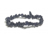 Goldstone blue Avanturine bracelet elastic chopped, 19 cm, stone of ambition