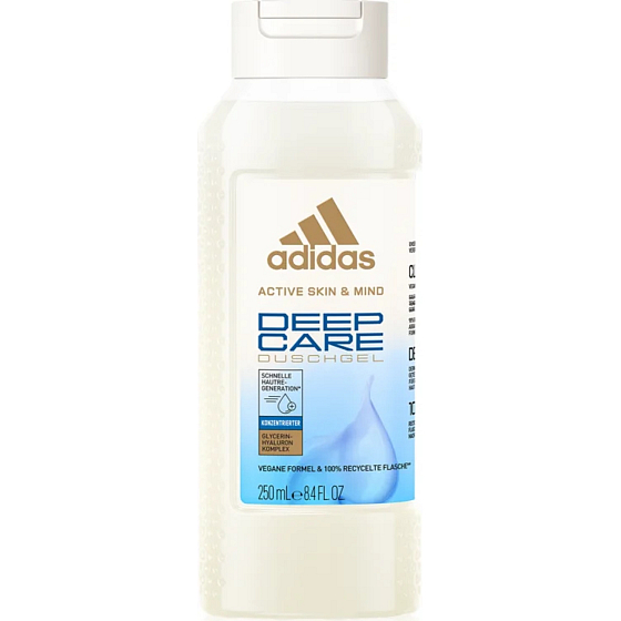 Adidas Deep Care shower gel for women 250 ml