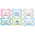 Mam Love & Affection silicone orthodontic pacifier 0-6 months different patterns and colours 1 piece