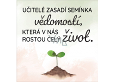 Albi Magnet Teachers plant seeds of knowledge that grow in us throughout our lives 6,5 x 6,5 cm