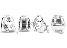 Charm Sterling Silver 925 Backpack Bag, Bead Bracelet Interests