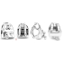 Charm Sterling Silver 925 Backpack Bag, Bead Bracelet Interests