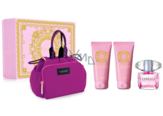 Versace Bright Crystal eau de toilette 90 ml + body lotion 100 ml + shower gel 100 ml + handbag, gift set for women