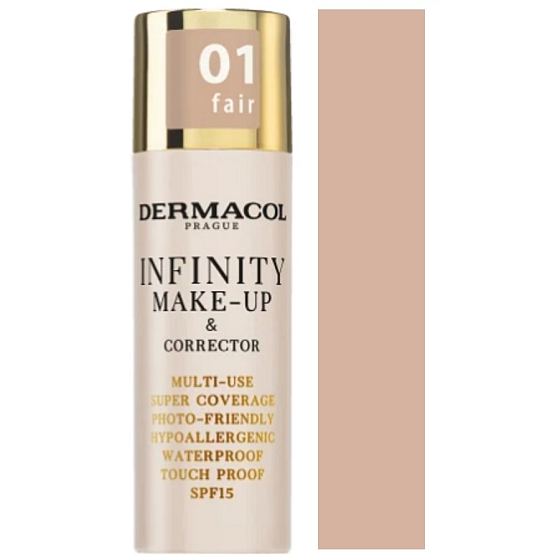 Dermacol Infinity Multipurpose Make-up and Concealer 01 Fair 20 g