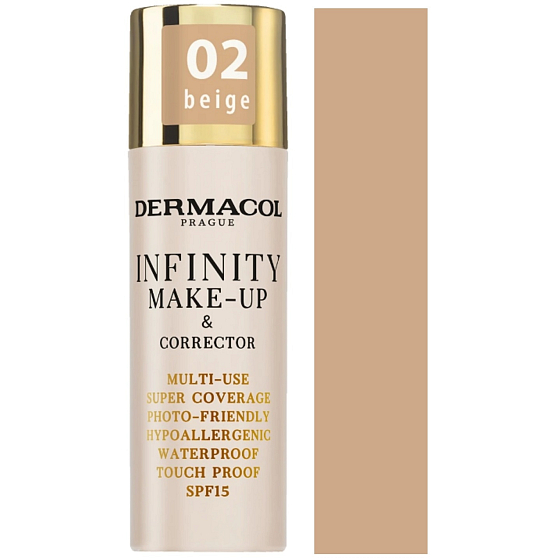 Dermacol Infinity Multipurpose Make-up and Concealer 02 Beige 20 g