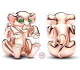 Charm Sterling silver 925 Disney Lion King - Nala rose, bead for bracelet movie