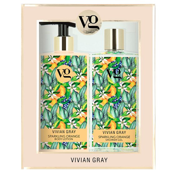 Vivian Gray Sensational Orange shower gel + body lotion 2 x 350 ml, gift set