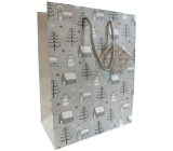 Nekupto Christmas Bag WBM 2419 Silver CZ/xSK/HU