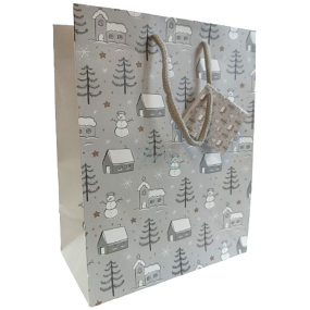 Nekupto Christmas Bag WBM 2419 Silver CZ/xSK/HU